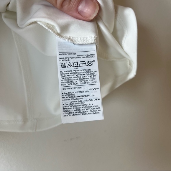 Old Navy Powersoft White Collared tank top 2X Athletic Golf Activewear Nwt - Picture 7 of 11